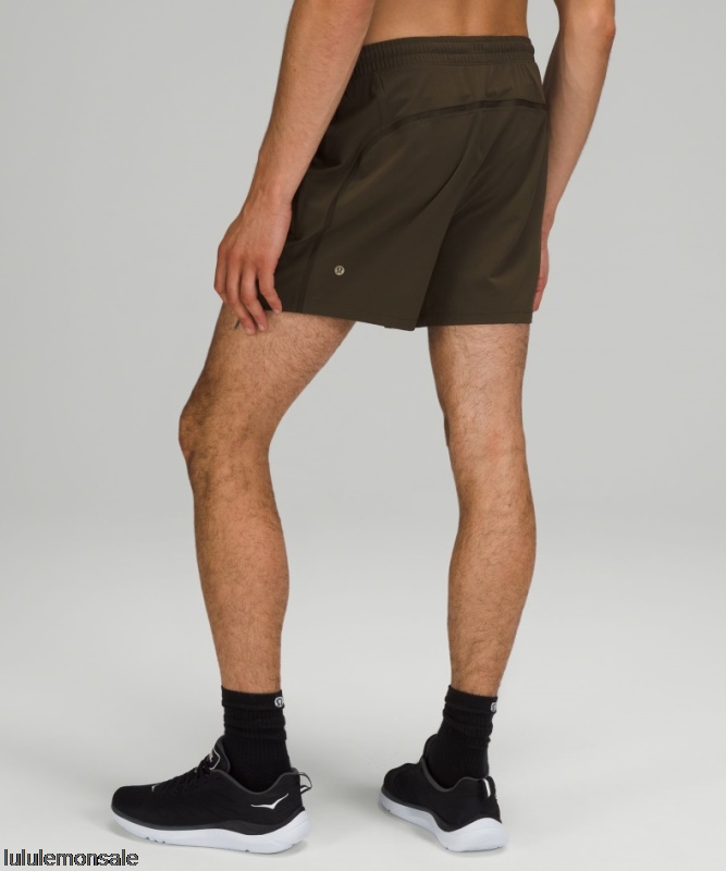 Lululemon Deutschland DELULU861 | Pace Breaker Linerless Short 5 Dunkeloliv